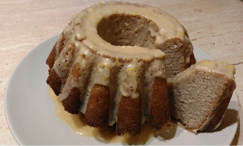 Babka cytrynowa  z mąki kokosowej(low carb)