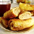 krokiety z mięsem i kiszoną kapustą