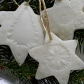 Ozdoby choinkowe z masy porcelanowej
