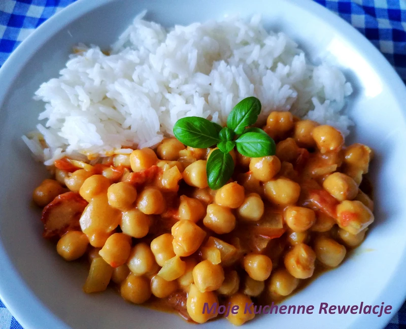 Wegańskie curry z ciecierzycy