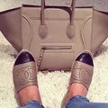 Buty i torba w jednym kolorze