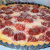 Tarta z truskawkami, budyniem i kokosem