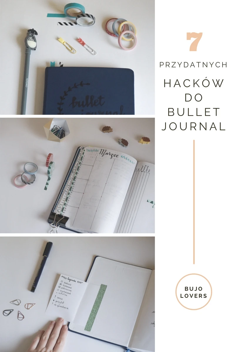 Przydatne hacki do bullet journal