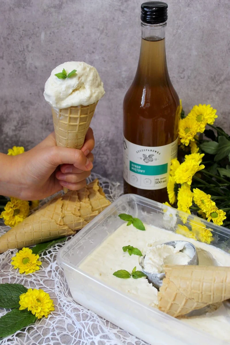 Domowe lody miętowe – bez maszynki i jajek
