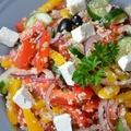 Sałatka z kaszą kuskus i serem feta - REWELACJA! <3