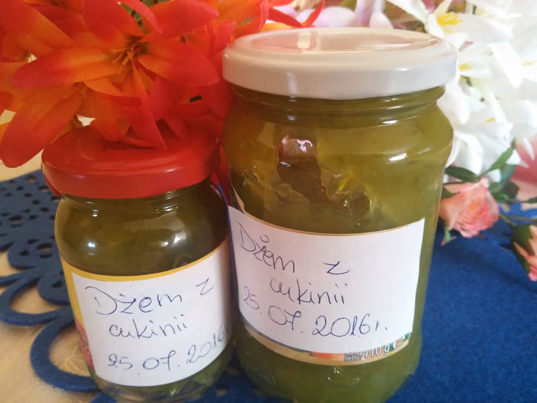 Dżem z cukinii o smaku agrestowym