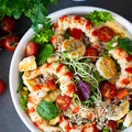 Sałatka z bulgurem i surimi