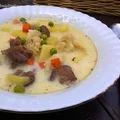 zupa jarzynowa z wątróbką