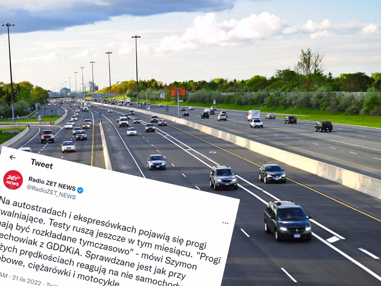 Progi zwalniające na autostradach? GDDKiA komentuje!
