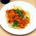 Spaghetti ze świeżymi pomidorami