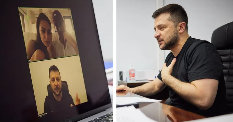 Zełenski zadzwonił do Mili Kunis i Ashtona Kutchera. Para zebrała ogromną kwotę dla Ukrainy!