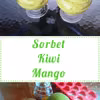 Sorbet kiwi-mango