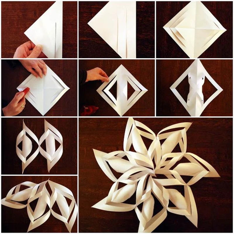 Gwiazda z papieru - diy