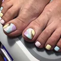 Śliczny pedicure