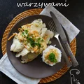 Karmazyn w warzywach z sosem winno-śmietanowym