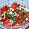 Prosta surówka z pomidorów