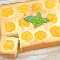 Kokosowe ciasto ucierane z morelami