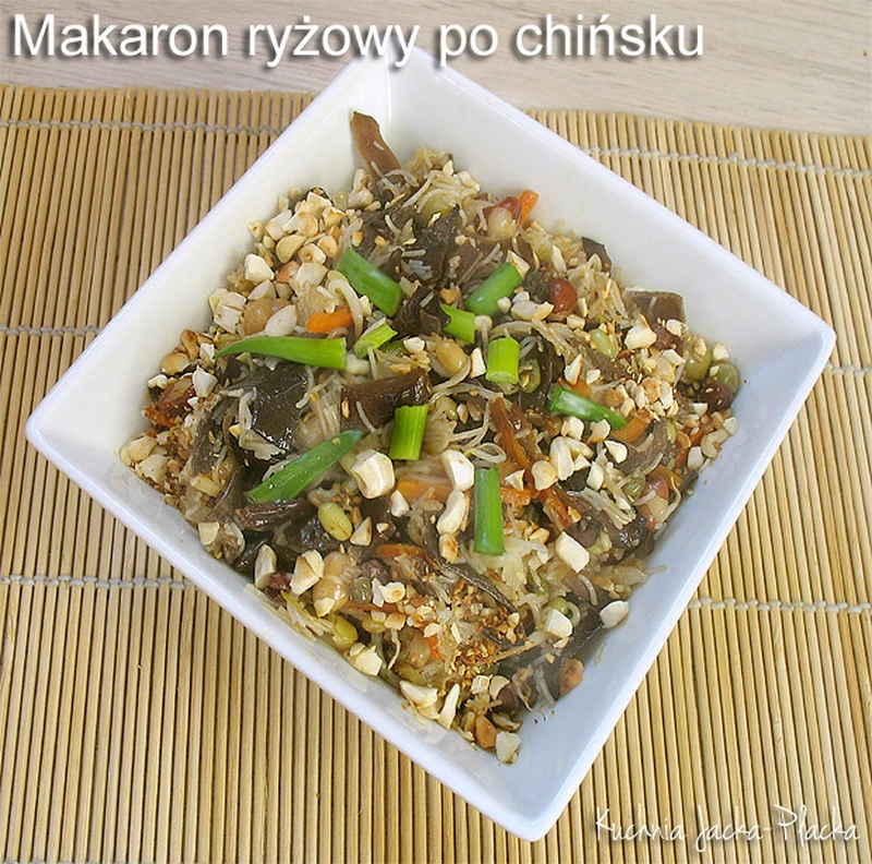 Makaron ryżowy po chińsku
