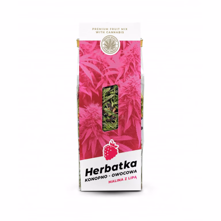 Herbatka konopno owocowa "MALINA Z LIPĄ"