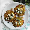 Pieczone placki z cukinii