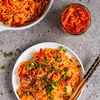 Ramen stir-fry z kimchi i krewetkami - food²