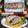 Schab pieczony na kiszonej kapuście