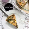 Klasyczne połączenie - szpinak i łosoś. Tarta.