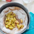 Dutch baby z rabarbarem