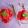 Sorbet truskawki, mięta, banan