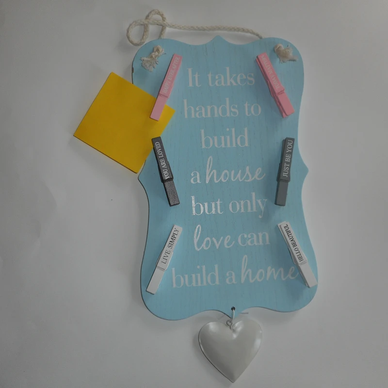 Tablica przypominająca DIY