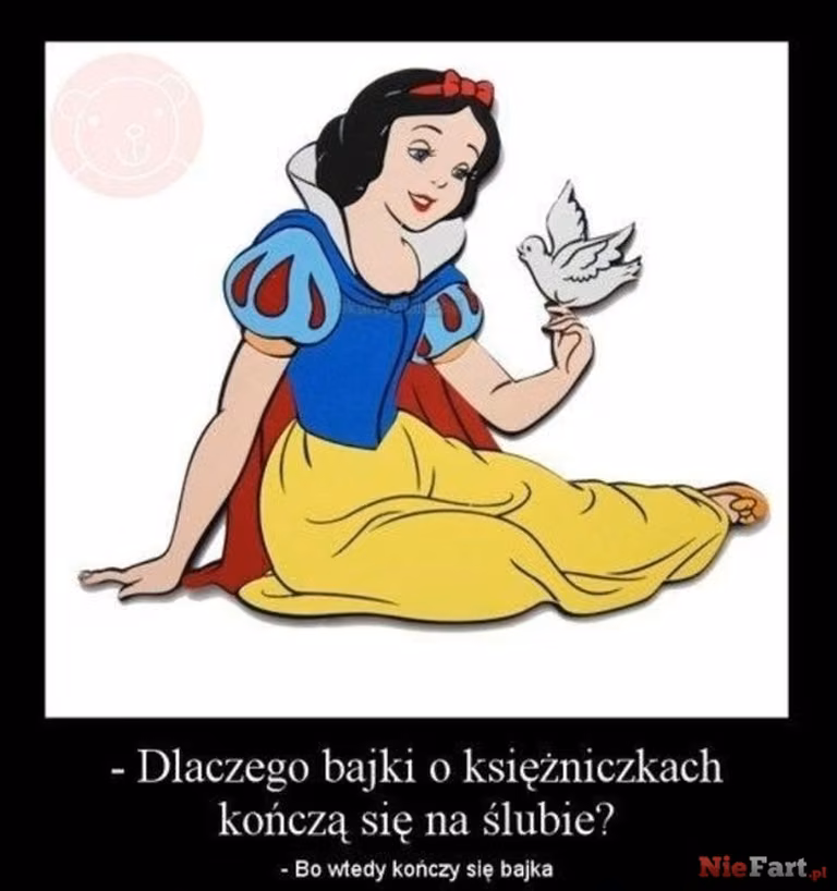 Dlaczego bajki kończą się ślubem?