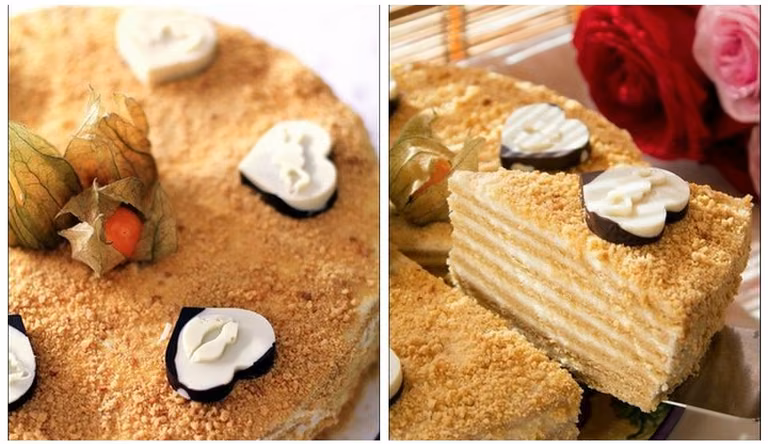 Pyszny miodownik - tort 