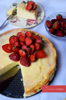 Sernik a`la Ptasie mleczko