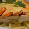 Zapiekany filet kurczaka z młodymi warzywami