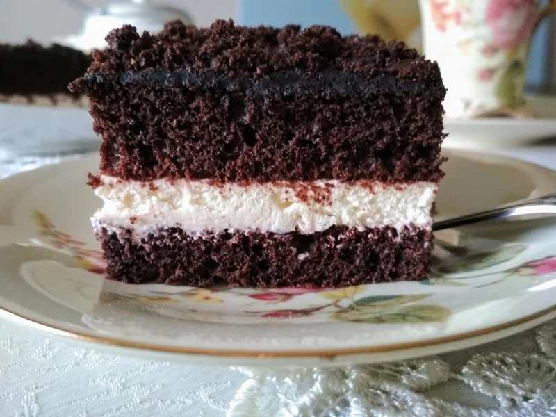 Ciasto z coca-colą i kremem mascarpone