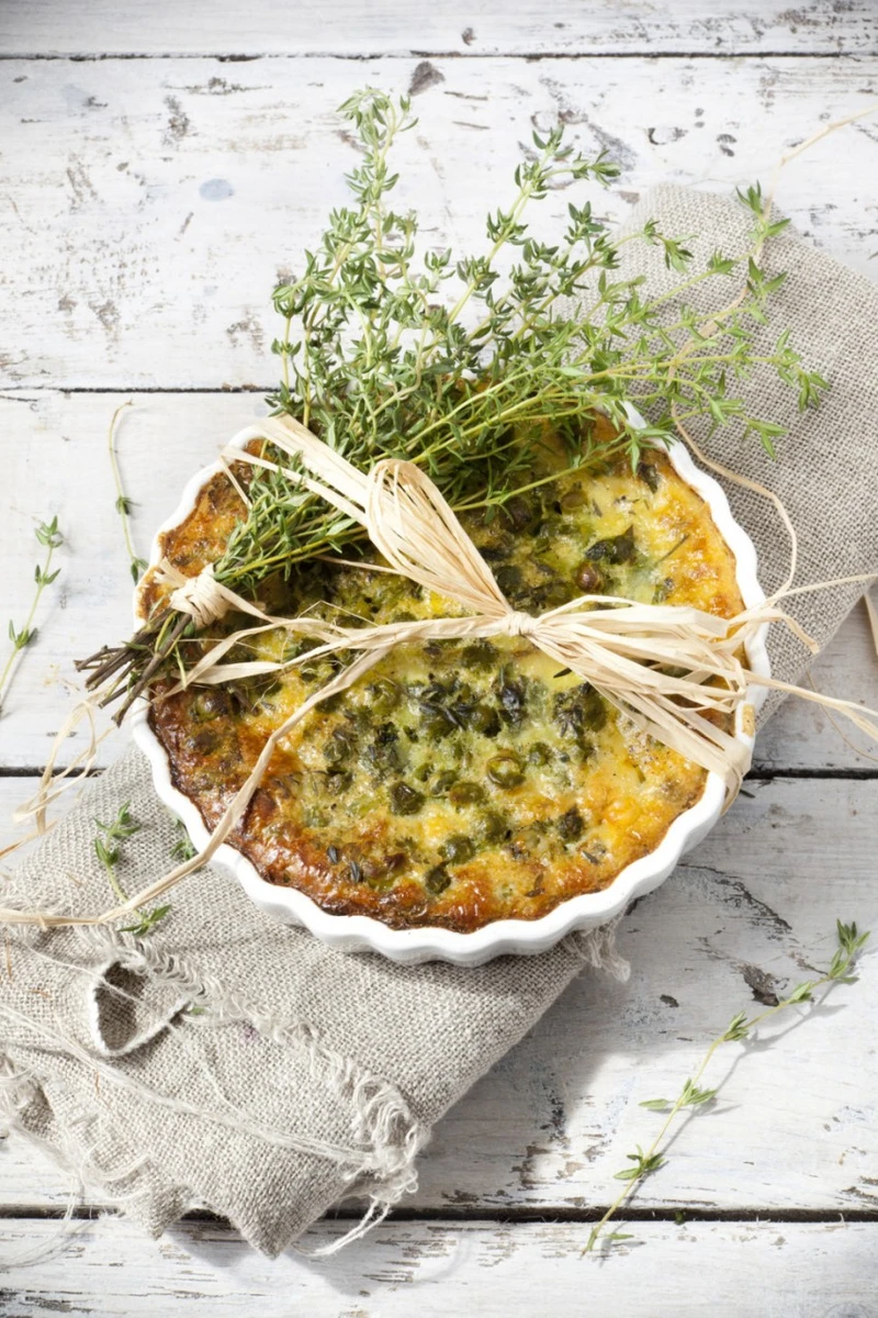 FRITTATA Z KAPARAMI