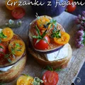 Grzanki z figami i serem
