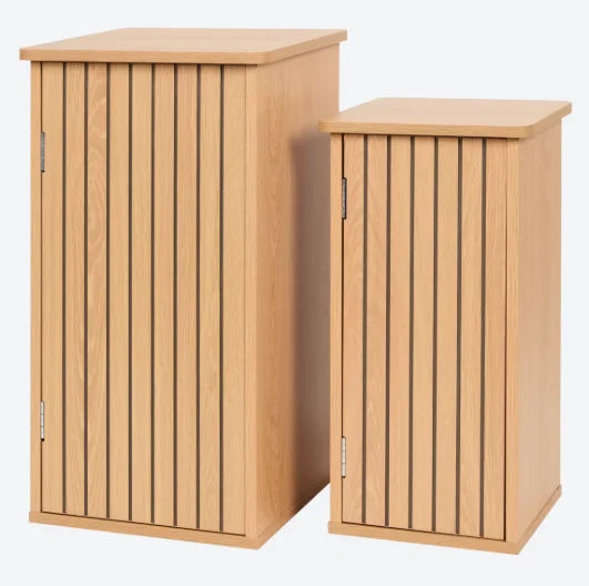 Zdjęcie Ten zestaw 2 stolików za 79 zł robi furorę wśród klientów! Lamele podkręcą styl, pojemne, ale lekkie - idealne do małych pokoi #3