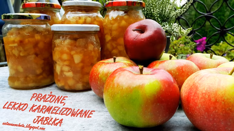 Prażone Jabłka Lekko Karmelizowane