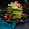 Placuszki bananowo-szpinakowe