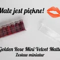 Zestaw miniaturowych pomadek Golden Rose Velvet Matte