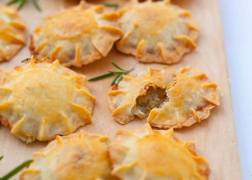 Pierożki z kruchego ciasta