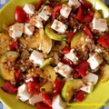 Kasza gryczana z warzywami i fetą - 440 kcal