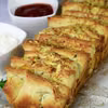 Odrywany chlebek czosnkowy - sylwestrowy