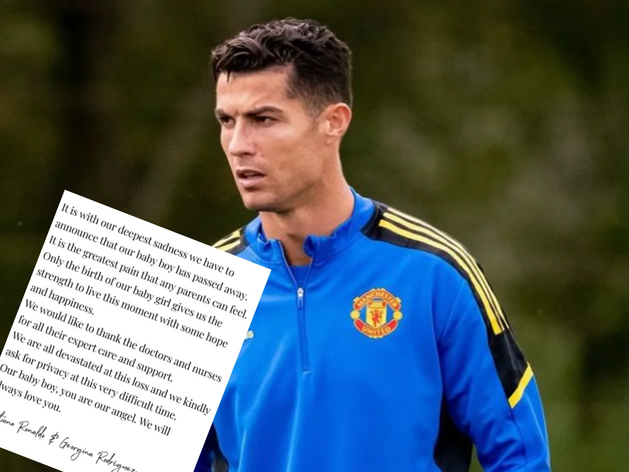 Cristiano Ronaldo stracił dziecko. Poinformował o śmierci synka