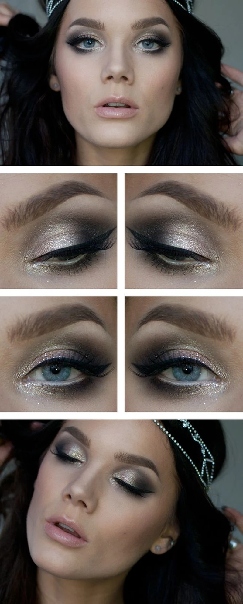 Make up w sam raz na Sylwestra