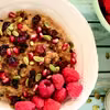 quinoa z malinami na ciepło