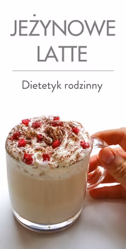 Jeżynowe latte