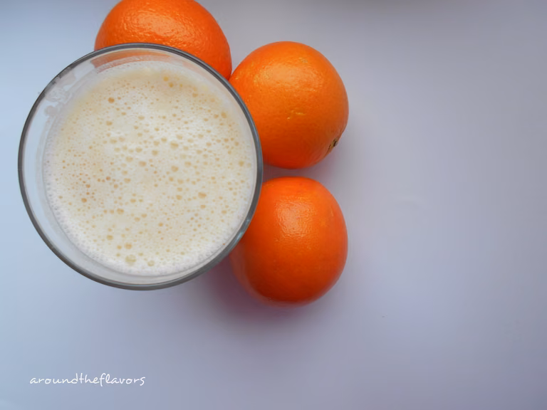 Smoothie pomarańczowo bananowe