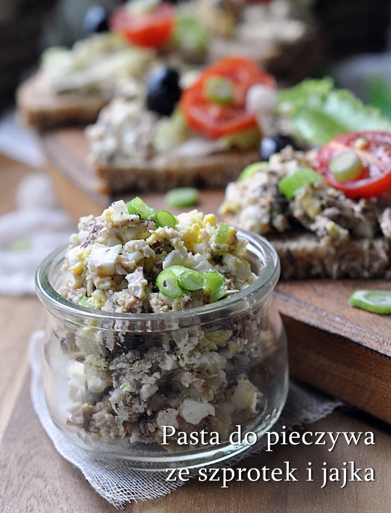 Pasta do pieczywa ze szprotek i jajka